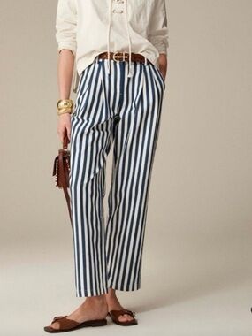 J Crew striped pants- perfect for summer!